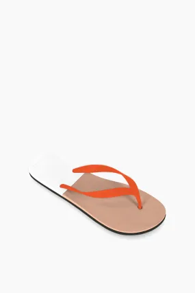 Bicolalf Flip Flops - Orange