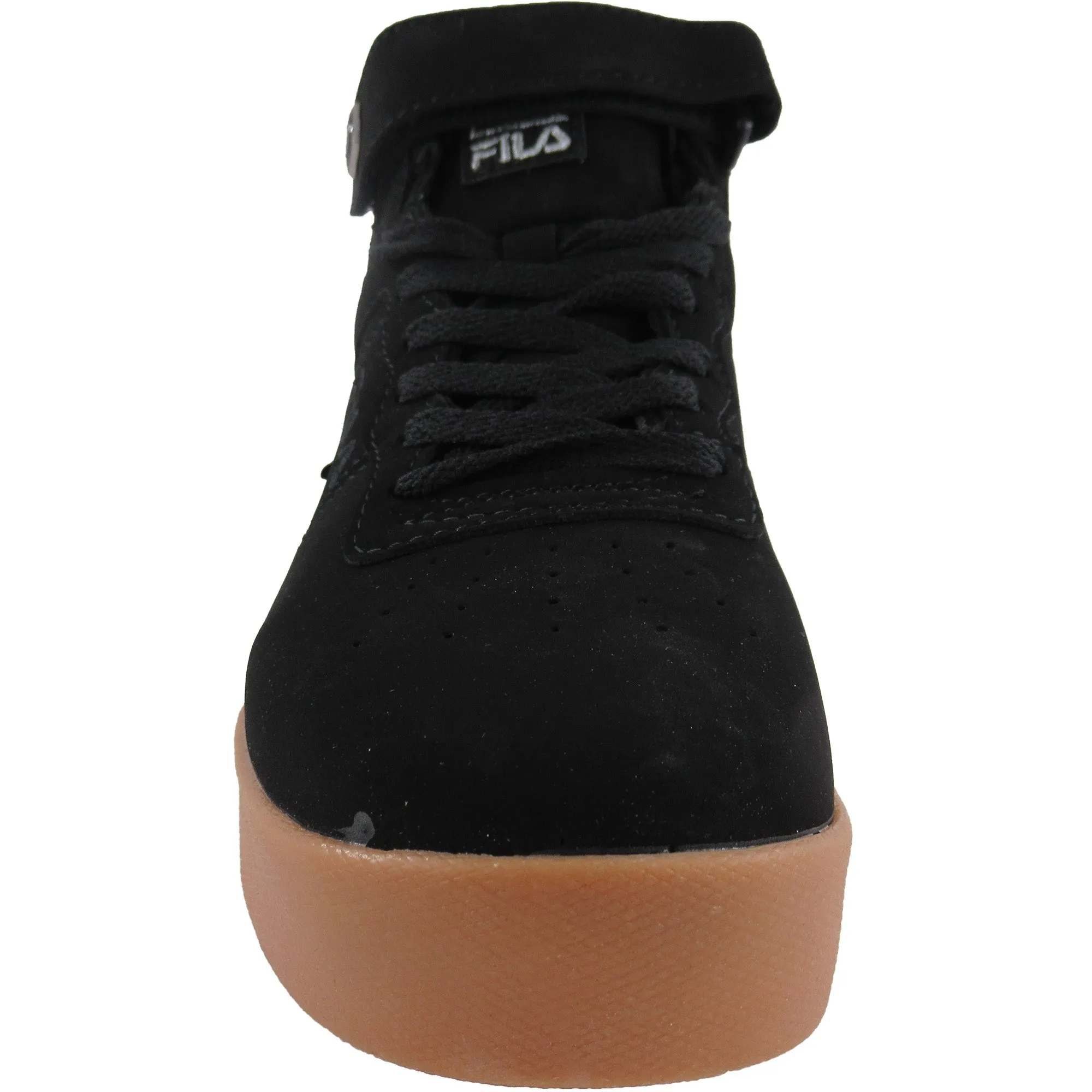 Fila Men's Vulc 13 Mid Plus Black Silver Gum Casual Shoes