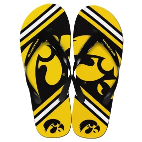 Iowa Hawkeyes Unisex Big Logo Flip Flops