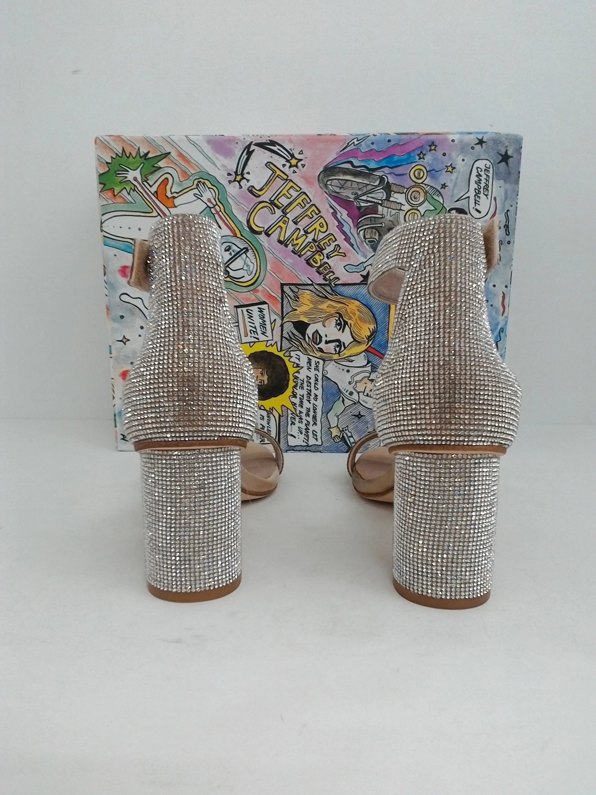 Jeffrey Campbell Women's Laura-JS Heeled Sandal Size 6