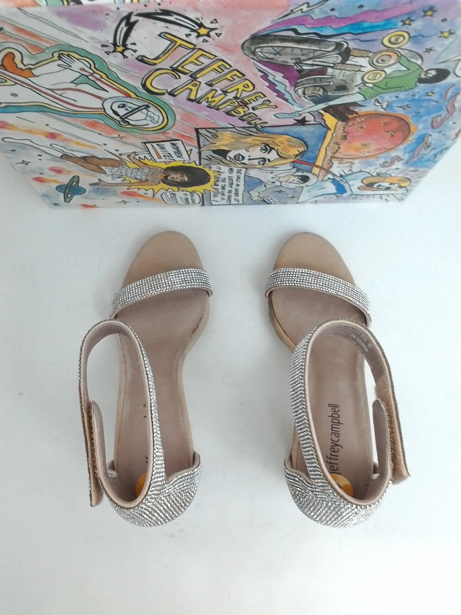 Jeffrey Campbell Women's Laura-JS Heeled Sandal Size 6