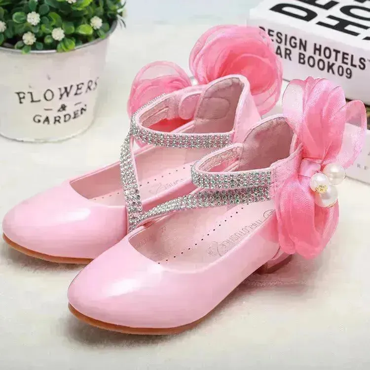 Little High-heeled Big Kids Princess Shoes