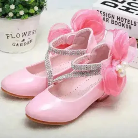 Little High-heeled Big Kids Princess Shoes