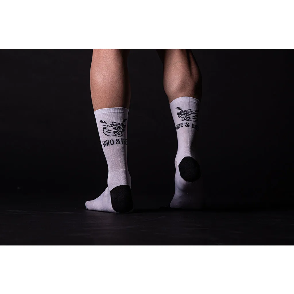 Northwave Ride & Beer Socks 2022 - White