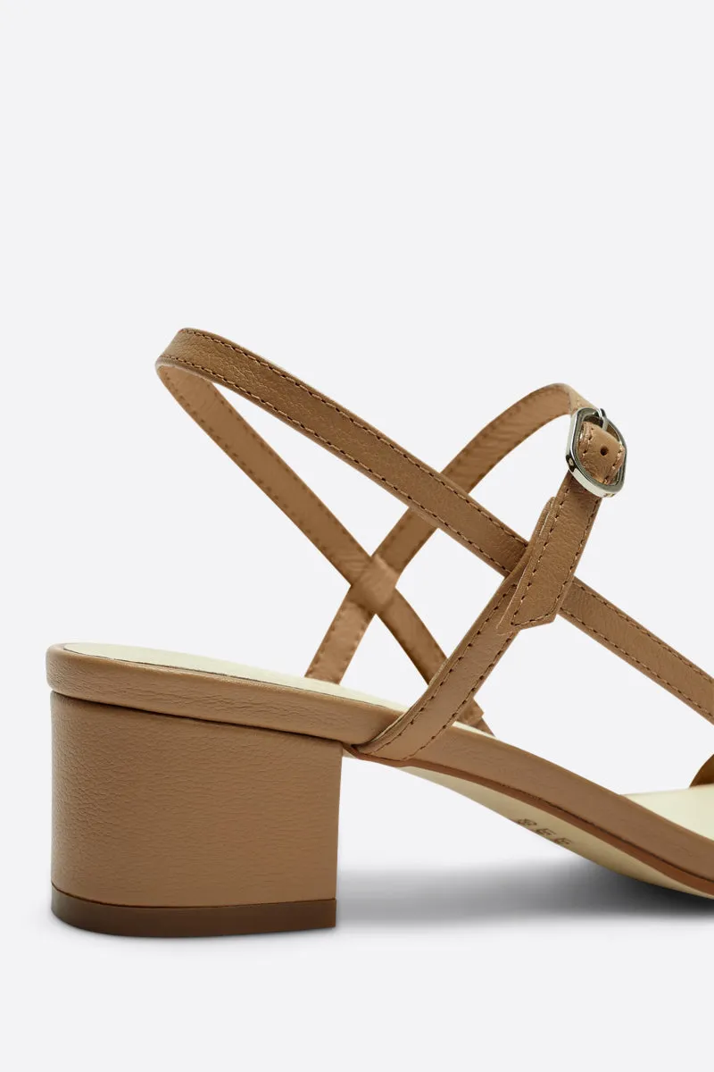 TOAST NATURAL SOLE HEEL